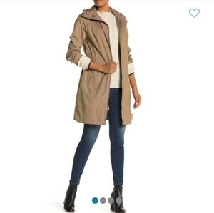 Cole Haan Packable Hooded Rainjacket